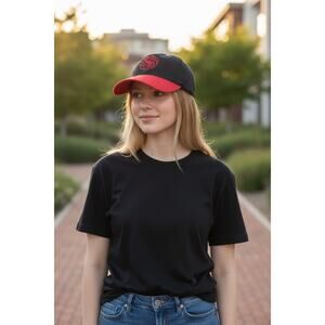 Game of Thrones HBO Baseball Cap Black Red House of Dragons Sigil GOT Adjustable